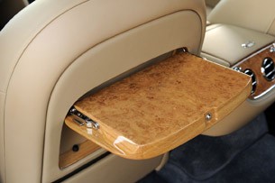 2011 Bentley Mulsanne rear seat table