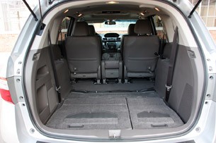 2011 Honda Odyssey rear cargo area