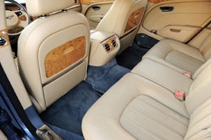 2011 Bentley Mulsanne rear seats