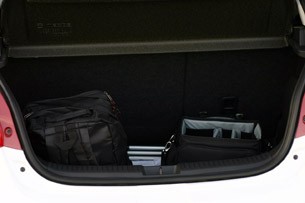 2011 Mazda2 rear cargo area
