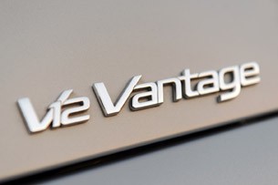2011 Aston Martin V12 Vantage badge