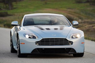2011 Aston Martin V12 Vantage front 3/4 driving view