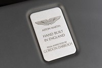 2011 Aston Martin V12 Vantage engine plaque