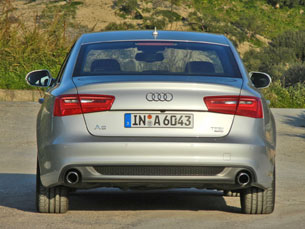 2012 Audi A6 rear view