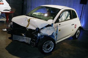 2012 Fiat 500 crash test demo