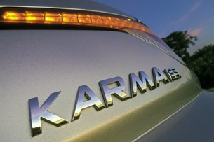 2012 Fisker Karma badge