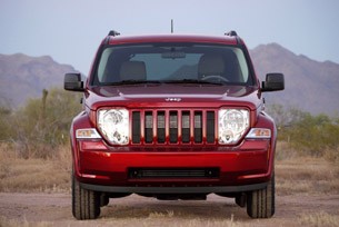 2010 Jeep Liberty Sport front view