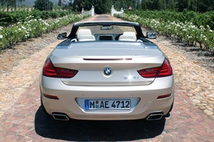 2012 BMW 6-Series Convertible rear view