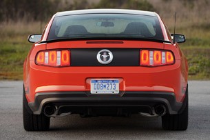 2012 Ford Mustang Boss 302 rear view