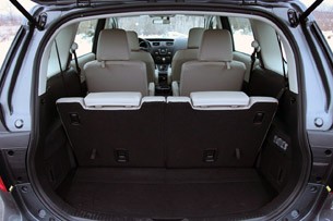 2012 Mazda5 rear cargo area