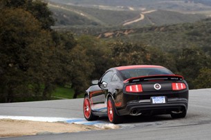 2012 Ford Mustang Boss 302 Laguna Seca on track