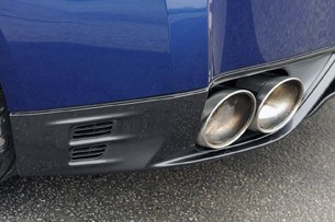 2012 Nissan GT-R rear fascia