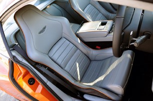 2012 Aston Martin Virage seats