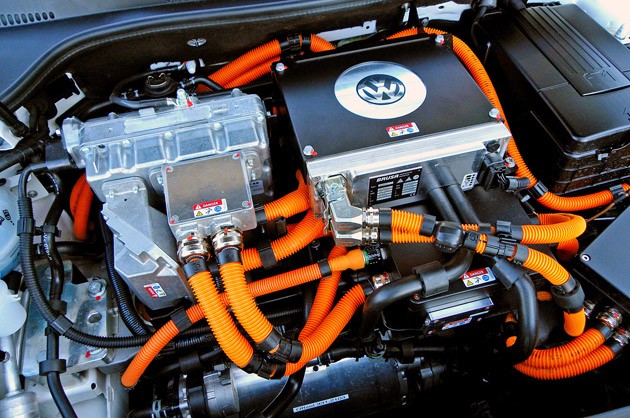 2014 Volkswagen Golf Blue-e-motion battery and motor