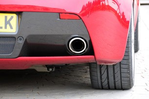 2011 Aston Martin V8 Vantage S exhaust system