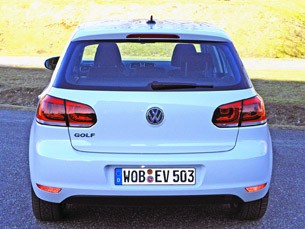 2014 Volkswagen Golf Blue-e-motion rear view