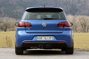 2012 Volkswagen Golf R rear view