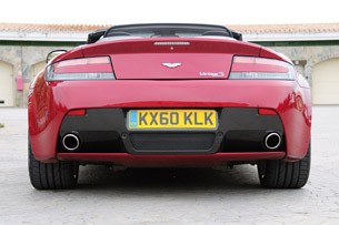2011 Aston Martin V8 Vantage S rear view