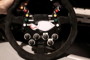 Cadillac CTS-V Coupe SCCA race car steering wheel