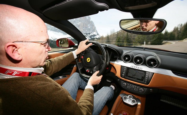 2012 Ferrari FF driving
