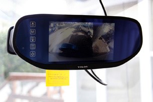 2011 Airstream Avenue rear view camera display
