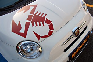 2012 Fiat 500 Abarth front detail