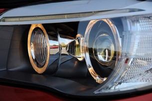 2011 BMW 1 Series M Coupe headlights