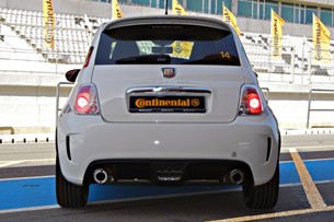 2012 Fiat 500 Abarth rear view