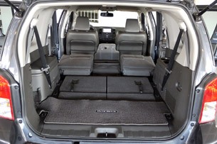 2011 Nissan Pathfinder rear cargo area