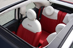 2012 Fiat 500C top view