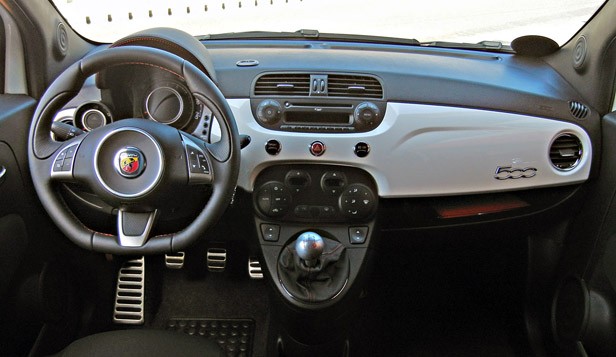 2012 Fiat 500 Abarth interior