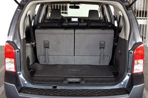 2011 Nissan Pathfinder rear cargo area