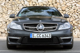 2012 Mercedes-Benz C63 AMG Coupe head on