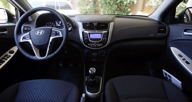 2012 Hyundai Accent Five-Door interior