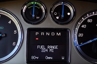 2011 Cadillac Escalade Hybrid Platinum gauges