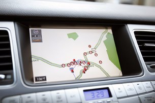 2012 Hyundai Genesis 5.0 R-Spec navigation system