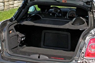 2012 Mini John Cooper Works Coupe Prototype rear cargo area