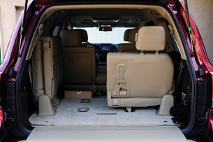 2011 Toyota Land Cruiser rear cargo area