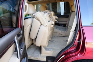 2011 Toyota Land Cruiser folded rear seat