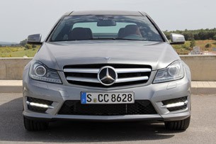 2012 Mercedes C-Class Coupe front view