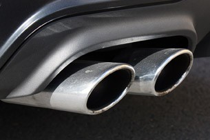 2012 Mercedes-Benz C63 AMG Coupe exhaust system
