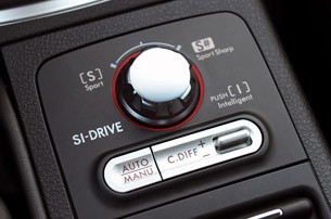 2011 Subaru Impreza WRX STI adjustable differential controls