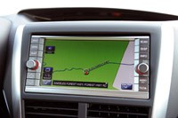 2011 Subaru Impreza WRX STI navigation system