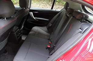2012 BMW 1 Series Five-Door rear seats