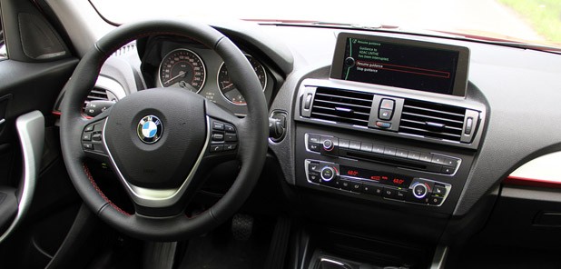 2012 BMW 1 Series Five-Door interior