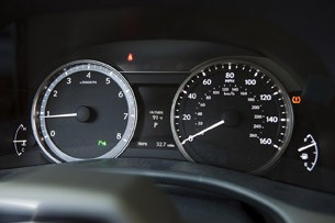 2012 Lexus GS Prototype gauges