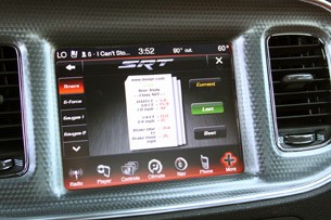 2012 Dodge Charger SRT8 digital timer