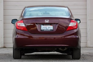 2012 Honda Civic EX Sedan rear view