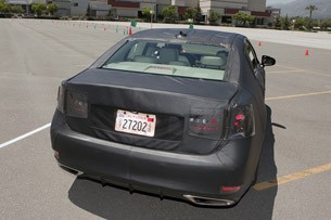 2012 Lexus GS Prototype rear view