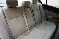 2012 Honda Civic EX Sedan rear seats
